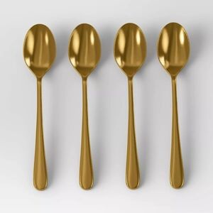 4pc Harrington Cocktail Spoons Gold - Threshold